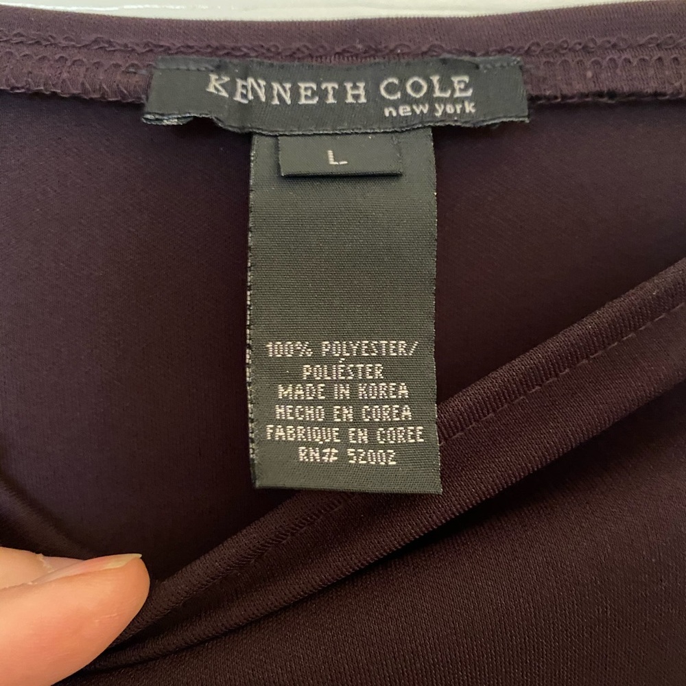 Kenneth Cole purple skirt size large - Picture 5 of 5
